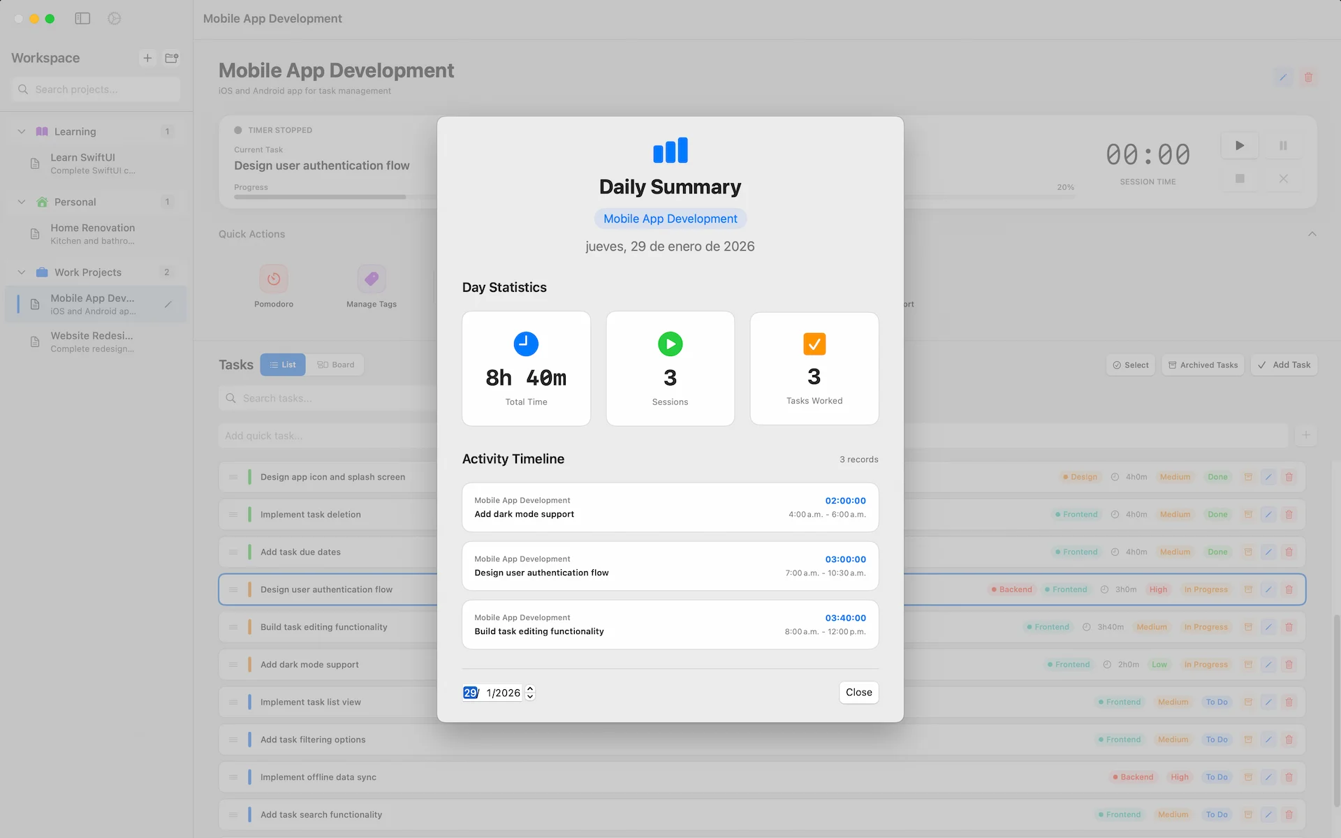 Task Matic - Time Tracking